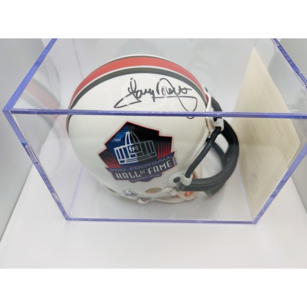 Riddell Dallas Cowboys Hall Of Fame Tony Dorset Autographed Mini Helmet